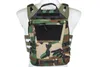 Kamizelka typu Plate Carrier z panelem szturmowym - Woodland